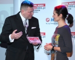 Łukasz Dąbrowski (HRS Polska), Kamila Marat (Best Western Hotels), fot. Studio 69