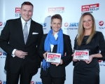 Łukasz Dąbrowski (HRS Polska), Anna Olszyńska (Andel's Łódź), Magdalena Kaszewiak (Hotel Monopol), fot Studio 69