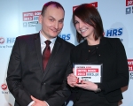 Paweł Radoliński (HRS Polska), Katarzyna Zaręba (manager Hotel Wielopole), fot. Studio 69